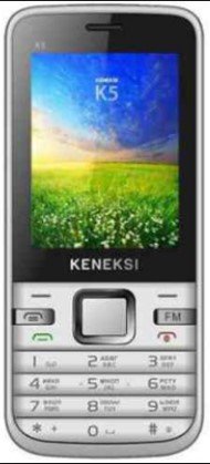 Телефон мобильный Keneksi K5, Silver, корпус серебристого цвета