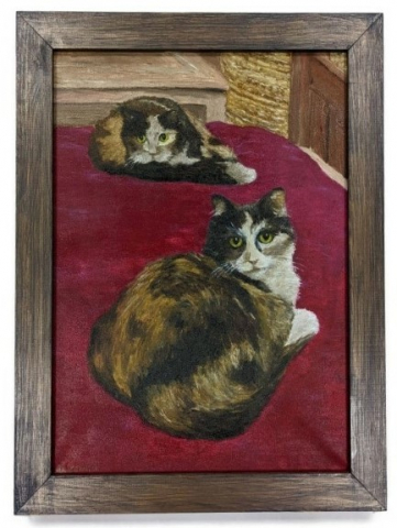 Картина Tabby Cats (Джонс А.С.), 40*30 см, холст, масло (живопись) Картина Tabby Cats (Джонс А.С.), 40*30 см, холст, масло (живопись)