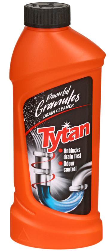 Гранулированное средство для чистки канализационных труб Tytan, 400 г Гранулированное средство для чистки канализационных труб Tytan, 400 г