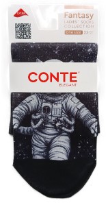 Носки женские с ярким принтом Conte Fantasy, размер 23-25