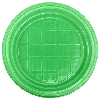 Тарелка одноразовая десертная «Мистерия», диаметр 16,5 см, 100 шт., зеленая