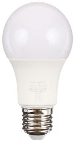 Лампа светодиодная Bellight Led А60, 10W, 220-240V, цоколь Е27, 4000К, 800 лм, белый свет