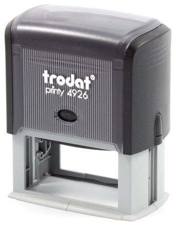 Автоматическая оснастка Trodat 4926, для клише штампа 75*36 мм, корпус черный
