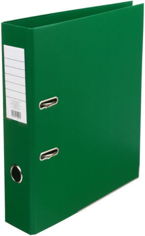 Папка-регистратор Attache Standart с двусторонним ПВХ-покрытием корешок 70 мм, зеленый