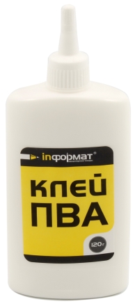 Клей ПВА inФормат, 120 г (120 мл)