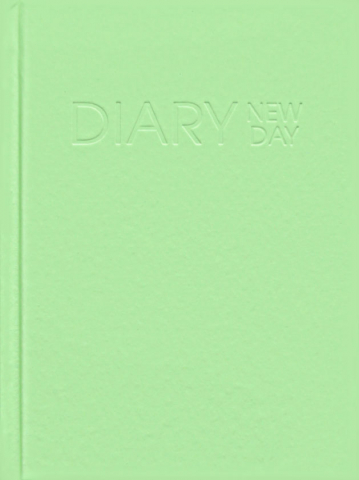 Ежедневник недатированный New Day (А6), 110*145 мм, 128 л., салатовый