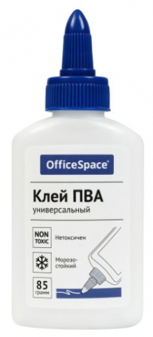 Клей ПВА OfficeSpace, 85 г (85 мл) Клей ПВА OfficeSpace, 85 г (85 мл)