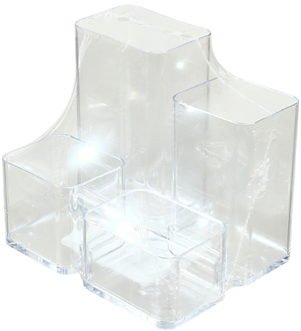 Подставка настольная «Юниор. Стамм», 102*115*90 мм, прозрачная