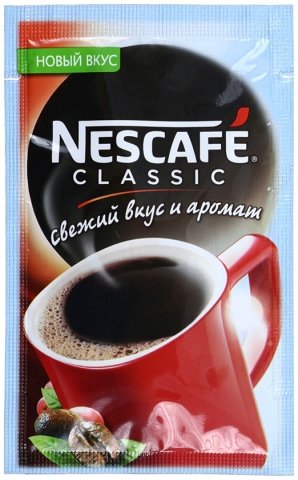 Кофе растворимый Nescafe Classic, 2 г, в стике Кофе растворимый Nescafe Classic, 2 г, в стике