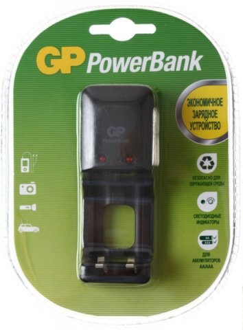 Зарядное устройство GP Power Bank, черное Зарядное устройство GP Power Bank, черное