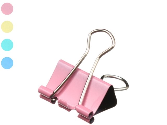 Зажим для бумаг OfficeSpace 25 мм, до 100 л., ассорти Зажим для бумаг OfficeSpace 25 мм, до 100 л., ассорти