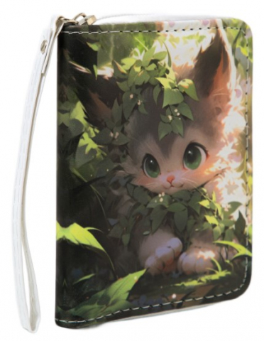 Кошелек детский на молнии 07-01-13/ 07-01-07 12,5×1,5×9 см, «Кот 6» Кошелек детский на молнии 07-01-13/ 07-01-07 12,5×1,5×9 см, «Кот 6»