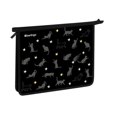Папка для тетрадей Berlingo А5 240×205×40 мм, Meow Galaxy Папка для тетрадей Berlingo А5 240×205×40 мм, Meow Galaxy