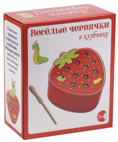 Игрушка развивающая «Рыбалка. Клубника», 7*15,5*17 см, 3+