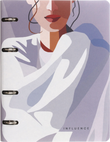 Тетрадь общая А5, 80 л. на кольцах Greenwich Line, 165*215 мм, клетка, Influence Тетрадь общая А5, 80 л. на кольцах Greenwich Line, 165*215 мм, клетка, Influence