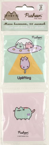 Блокнот мини на склейке, 7*21,5 см, 2 шт.* 50 л., Pusheen Блокнот мини на склейке, 7*21,5 см, 2 шт.* 50 л., Pusheen