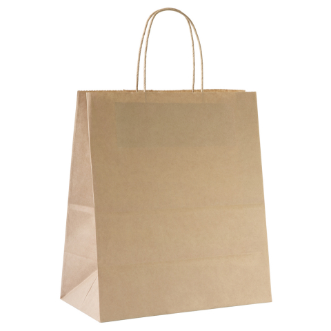 Пакет бумажный с ручками Aviora «Крафт» 220×120×250 мм Пакет бумажный с ручками Aviora «Крафт» 220×120×250 мм