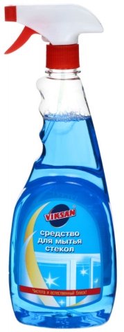 Средство для мытья стекол Viksan, 700 мл, с распылителем