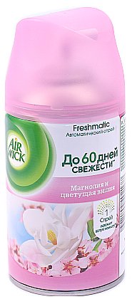 Сменный баллон к освежителю воздуха Air Wick , 250 мл, «Магнолия и вишня» Сменный баллон к освежителю воздуха Air Wick , 250 мл, «Магнолия и вишня»