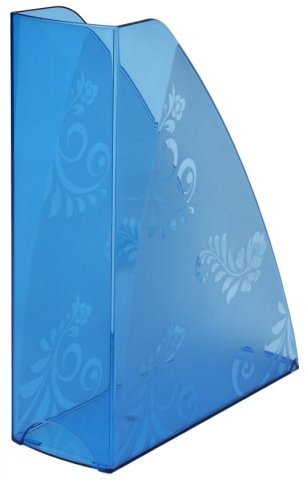 Лоток вертикальный «Русская серия», 290*240*85 мм, прозрачно-голубой Лоток вертикальный «Русская серия», 290*240*85 мм, прозрачно-голубой