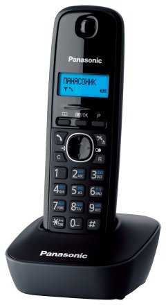 Телефон KX-TG1611RU Panasonic беспроводной , серый