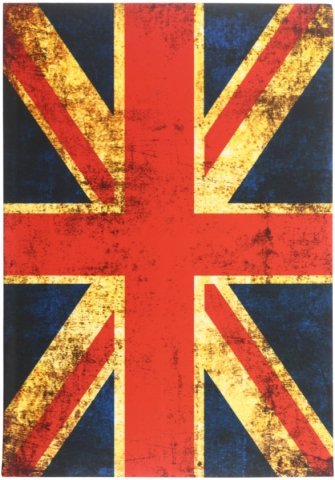 Блокнот «Принтхаус», 146*206 мм, 80 л., клетка, «Британский флаг»