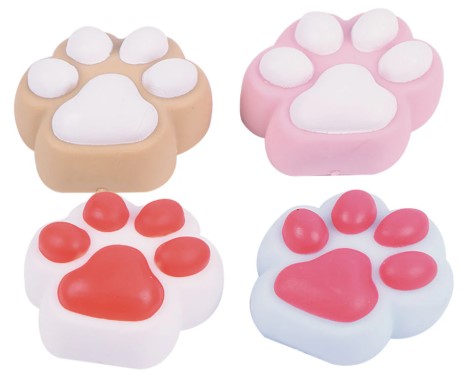 Игрушка-антистресс Jolly Jot 6×6 см, «Кошачья лапка», ассорти