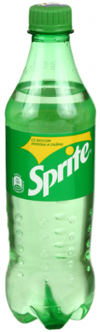 Напиток безалкогольный газированный Sprite, 0,5 л, в ПЭТ-бутылке