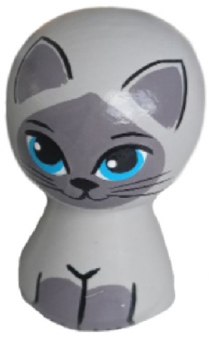 Фигурка деревянная «Кот» 6,5×3,7 см