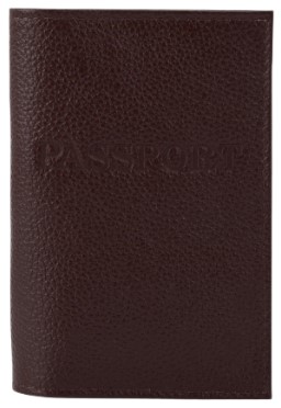 Обложка для паспорта Sima-Land 95×135 мм, флотер, бордо (капучино)