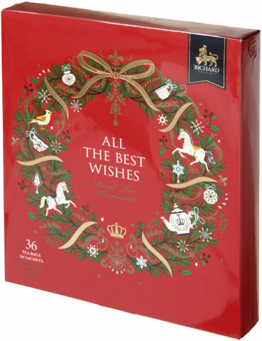 Набор чая Richard «С наилучшими пожеланиями», 67,2 г, 9 видов*4 пакетика