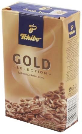 Кофе натуральный молотый Tchibo Gold Selection, 250 г, среднеобжаренный