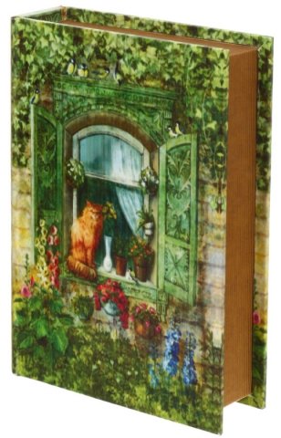 Ключница настенная декоративная «Феникс Презент», 19*6*27 см, «Котик на окне» Ключница настенная декоративная «Феникс Презент», 19*6*27 см, «Котик на окне»