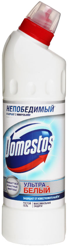 Средство для мытья сантехники Domestos, 500 мл, «Ультра. Белый»