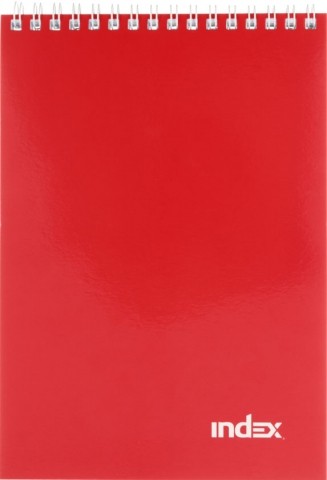 Блокнот на гребне Office Classic, 140*200 мм, 60 л., клетка, красный
