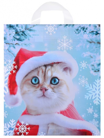 Пакет упаковочный «Тико-пластик. Новогодний», 38*43,5 см, «Пушистое ожидание»