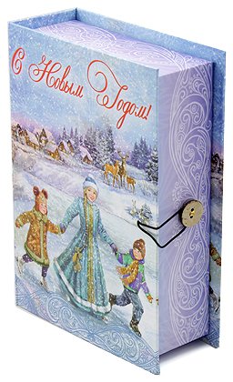 Коробка подарочная новогодняя «Феникс Презент», 20*14*6 см, «Снегурочка и дети» Коробка подарочная новогодняя «Феникс Презент», 20*14*6 см, «Снегурочка и дети»