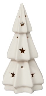 Фигура светодиодная «Ёлочка со звёздами», 13*6,5*6,5 см, тёплый белый свет