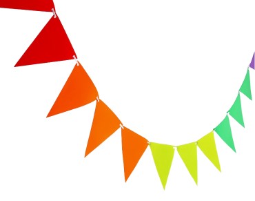 Гирлянда «Флажки», длина шнура — 4 м, размер флажка — 10*16 см