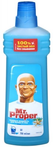 Средство для мытья полов и стен Mr.Proper, 750 мл, «Океан» Средство для мытья полов и стен Mr.Proper, 750 мл, «Океан»