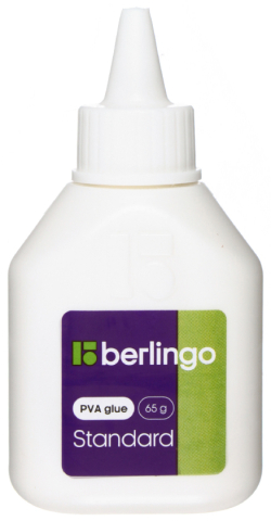 Клей ПВА Berlingo 65 г (65 мл) Клей ПВА Berlingo 65 г (65 мл)