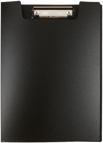 Планшет с крышкой «Бюрократ», толщина пластика 1,2 мм, черный