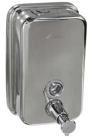 Дозатор для жидкого мыла Ksitex SD 1618-500, 500 мл, 115*100*158 мм, нержавеющая сталь, хром
