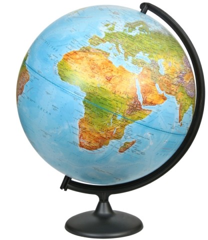 Глобус физический «Глобусный мир», диаметр 420 мм, 1:30 млн