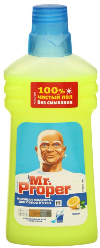 Средство для мытья полов и стен Mr.Proper, 500 мл, «Лимон» Средство для мытья полов и стен Mr.Proper, 500 мл, «Лимон»