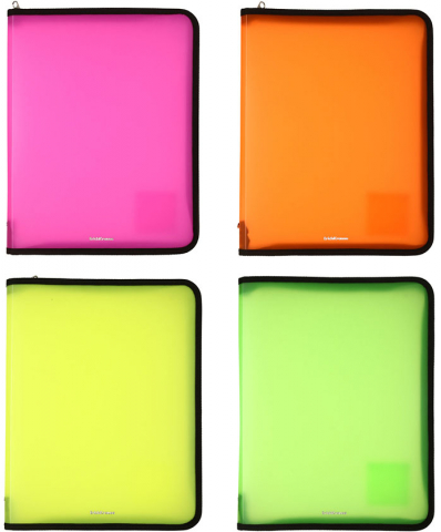 Папка для тетрадей ErichKrause Matt Neon А4+, 330*250*30 мм, ассорти