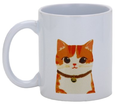 Кружка керамическая Sima-Land 320 мл, «Рыжий кот» Кружка керамическая Sima-Land 320 мл, «Рыжий кот»
