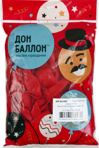 Шары воздушные «Дон Баллон» 100 шт., 10