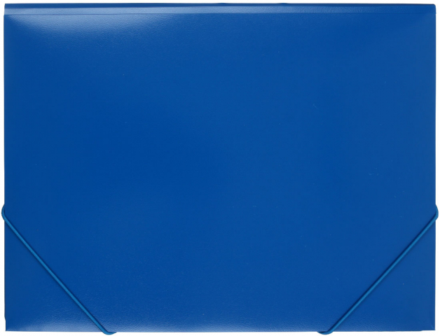 Папка пластиковая на резинке Attache F315/06 толщина пластика 0,6 мм, синяя Папка пластиковая на резинке Attache F315/06 толщина пластика 0,6 мм, синяя