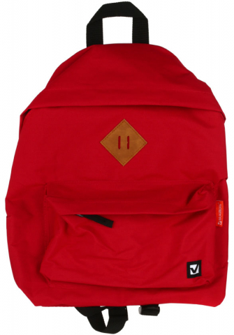 Рюкзак молодежный Brauberg, 410*320*140 мм, красный